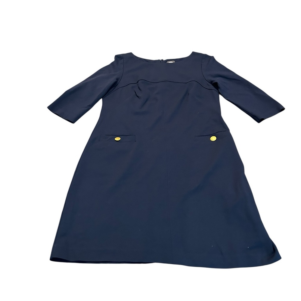 VINCE CAMUTO navy ponte knit dress